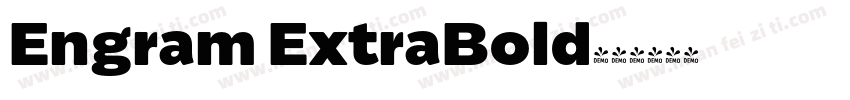 Engram ExtraBold字体转换